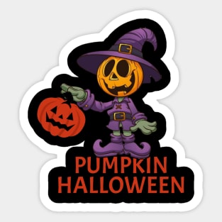 Pumpkinman halloween Sticker